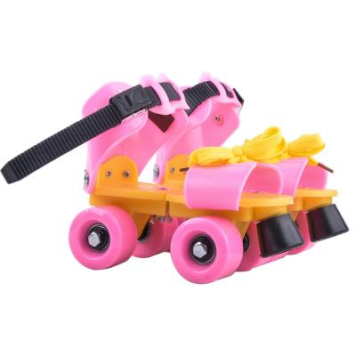 China Electroplate Wheels Wholesale Inline Skates Kids Material Removable Roller Skates for sale