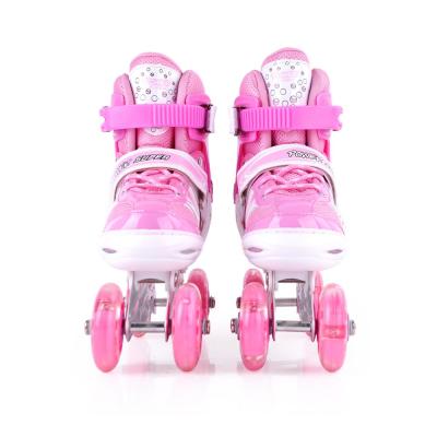 China Wholesale New Creation 4 Wheels PVC PAPAISON Adjustable Kids Roller Inline Skates for sale