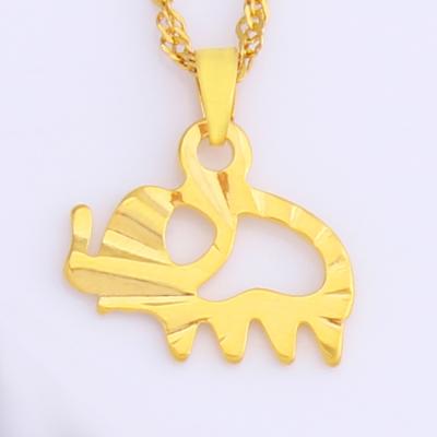 China JH Simple New Arrival Popular Elephant Shape Cute Small Pendant With Necklace Jewelry for sale