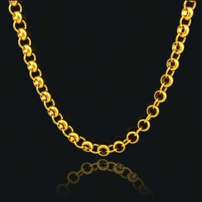 China Hot Selling 18k Gold Brass Necklace Jewelry Designs for sale