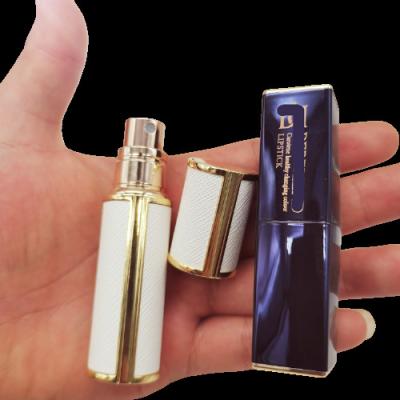 China Botella De Travel Black Aluminum Refillable 5ml Atomizadores Portable Perfume Bottle Of Personal Care With Spray Atomizer for sale