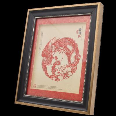 China Art Gift Foreign Affairs Abroad Chinese Characteristic Chinese Characteristic Paper-Cut Paper Frame Decorative Painting Handmade Traditional Affairs for sale