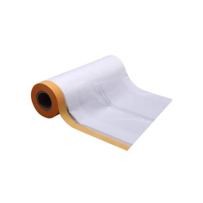 China Factory Direct Supply Cheap Price Manufacturer Supply Washy Masking Tape Waterproof Pre-taped Carpet Paint Masking Film for sale