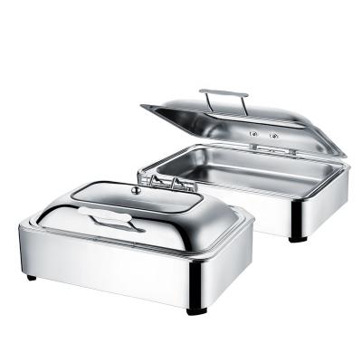 China Hot sale 9L stainless steel chafing dish Hotel buffet Equipment food warmer for sale