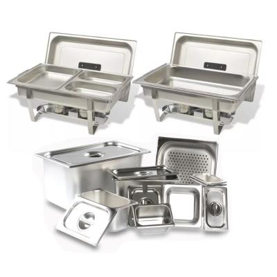 China South Africa Market Buffet Hot Pot Bain mMarie Dish Food Warmer Chafing Dishes for sale