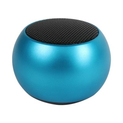 China Wholesale Cheap Portable Radio BT Mini Speaker Phone Function TWS Coin Size Metal Aluminum Small for sale