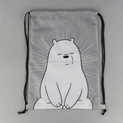 China Sports Shopping Bag Most Popular Colors Sports Cheap Polyester Drawstring Bag for sale