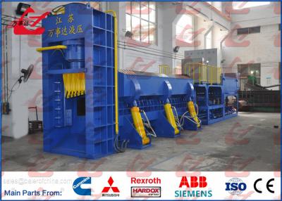 China Heavy Duty 630Ton Hydraulic Metal Baler Shear for Waste Car Bodies Steel Scrap Different Shape Cutting for sale