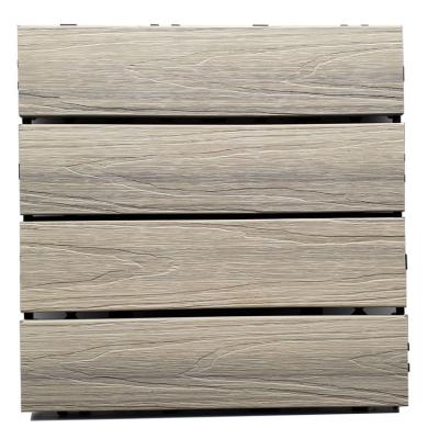 China Modern Exterior Wood Flooring Diy Coextrusion Composite Decking wpc decking for sale