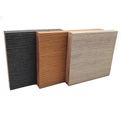 China Modern WPC coextrusion wall panel cladding plastic wood composite boards exterior solid wpc decking for sale