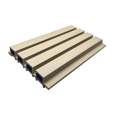 China Modern OEM Wood Plastic Composite Co Extruded Decor Wall Cladding Panel for sale