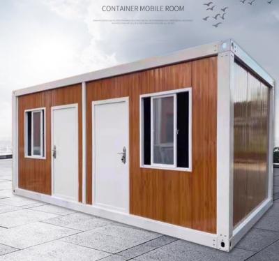 China Easy Installation And Transportation Low Cost Mexico Steel Container House Prefab Houses With Security Door And Windowa à venda