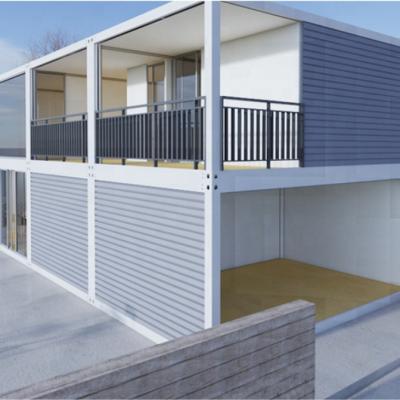 Κίνα Construction Steel Prefab House Quick Easy Installation And Transport Mobile Home Trailer Villa Container προς πώληση