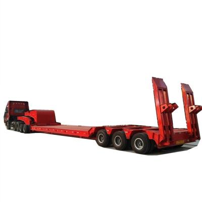 China China lowbed truck trailer semi truck trailer with gooseneck trailer dresser for sale