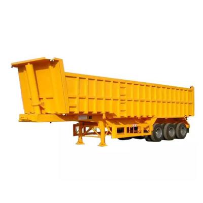 China Loading For Stone Dump Utility Trailer 3 Axle Dump Trailer Top Quality Aluminum Dump Trailer for sale