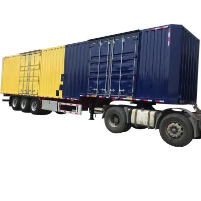 China Loading for equipment and boxes or pallets of cargo. Customized Dry Trailer Van Panel Van Trailer 53 Semi Trailer Car Van Accessories for sale