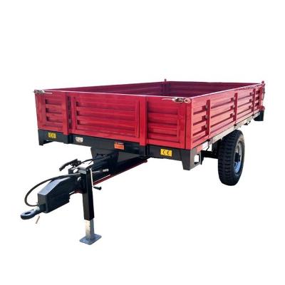 China Chasis Del Tractor Remolque Farm Steel Water Tank 5 Ton Mower Toneladas 4 Agricultural ATV Trailer Tractor Trailer for sale