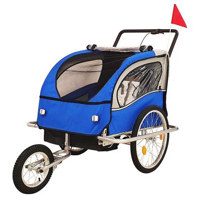 China Baby Bike Trailer and Baby Dog Carrier Quick Release Wheels Bike Cargo Trailer Bike Trailer for sale