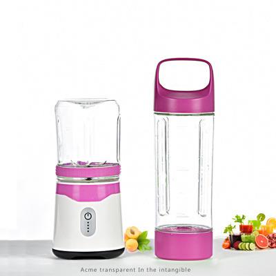 China Hot Sale 380Ml Car Blender USB Electric Fruit Lemon Blender Portable Vegetable Extractors Tumbler Juicer for sale