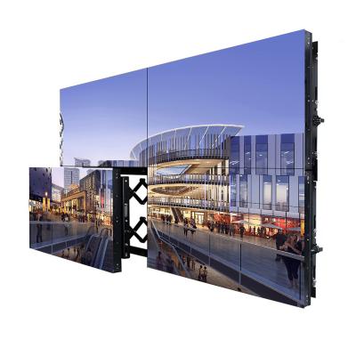 China 4k indoor 55 inch splicing indoor lcd video wall screen 2x2 inch lcd video panel advertising video screen ultra-thin wall display for sale