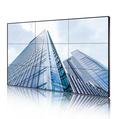 China Indoor 55 Inch Large Screen 0.88mm Narrow Frame Lcd Indoor 4k High Definition Display Splicing TV Wall Screen for sale