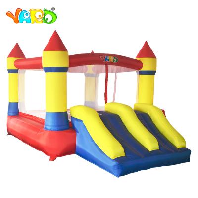 China Indoor Residential Indoor YARD Inflatable Bouncer With Slide For 3-8 Age Children for sale