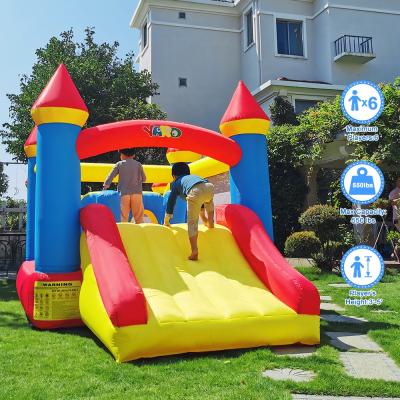 China Waterproof YARD Bounce House Party Bouncer Inflatable Ball Pit Castle Play House With Tunnel Obstacle for sale