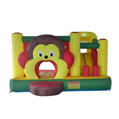 China YARD Waterproof Cartoon Monkey Shape Inflatable Bouncer Jumper Combo Bouncy Castle for sale