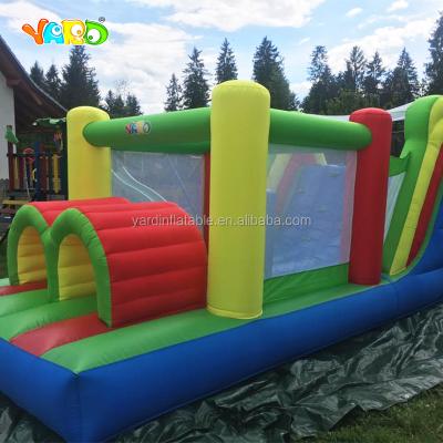 China Nylon+PVC In Stock Residential Bounce House Bouncy Castle Bouncy Obstacle Course For Sale for sale