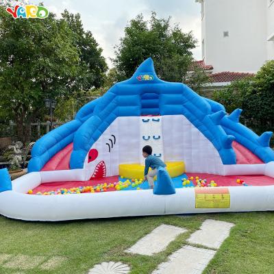 China YARD Water Park Water Park Water Slide Nylon Inflatable Bounce House Bouncy Ball Pool for sale