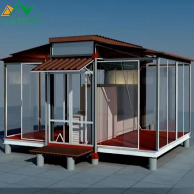 China Large Space Container Home Thailand Reputable Modern Fine Container Bar House Large Container Home Floor Plans for sale