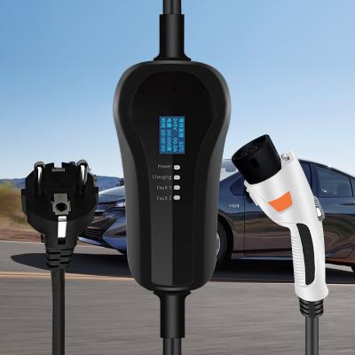 China Family / Own Means / With Lightweight Car Charging Level 2 Ev Portable Charger 3.5kw Ev Battery Car Charger for sale