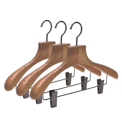 China Wonder Multifunctional Wooden Hanger Custom Wooden Hanger For Hotel / Display for sale