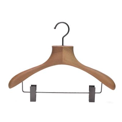 China Wondeful Modern Wood Hanger Custom Wooden Hanger For Hotel / Display for sale