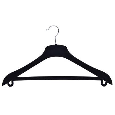 China Modern Space Saving Velvet Hanger 360 Degree Chrome Hook Ultra Lightly Non Slip Velvet Hangers for sale