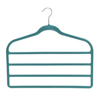 China 2020 Wholesale Multifunctional Rack Product Bathroom Coat Display Rack Green Velvet Hanger for sale