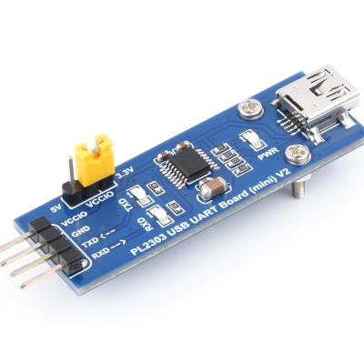 China Adopts PL2303GS new version PL2303 chip USB to UART (TTL) communication module, mini connector for sale