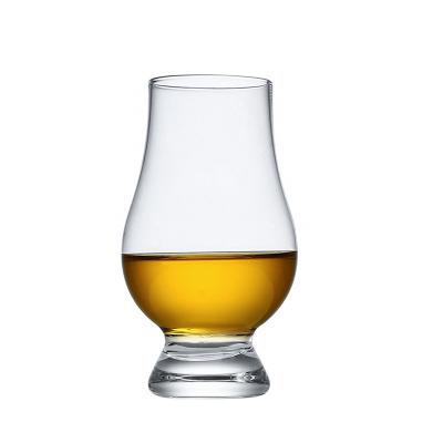 China CLASSIC New Arrival Wholesale Custom Logo Bar 190ML Crystal Clear Short Stem Goblet Cups Beer Wine Bourbon Whiskey Tasting Glasses for sale