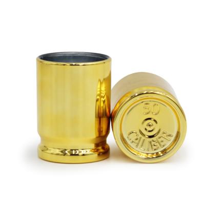 China CLASSIC New Arrival Wholesale Bar Tool 3oz 4pcs Beer Wine Plastic Gold Whiskey Cups Sublimation Bullet Shot Glasses for sale