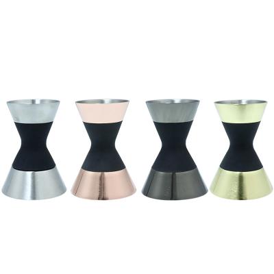 China Sustainable New Arrival Wholesale Bar Tool 15-50ML Stainless Steel Cocktail Double Jigger Measuring Cup for sale