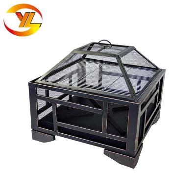 China Factory Direct Sale Deep Steel Garden Fire Pit Iron Wood Burning Stored Stove for sale