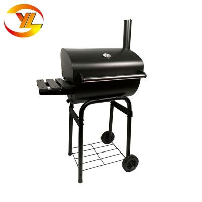 China Adjustable Height Outdoor Charcoal Smoker BBQ BBQ Grill With Temperature Display for sale