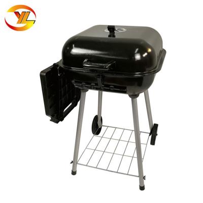 China Easily Assembled 18 Inch Kettle BBQ Grill Square Charcoal Grill Outdoor Camping for sale