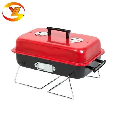 China Wholesale Folding Rectangular Commercial Camping Balcony Charcoal Barbecue Russian Grill Stove for sale