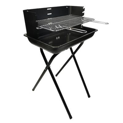 China Easy Easily Assembled Portable Carry Folding Portable Barbeque Charcoal Grill for sale