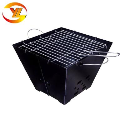 China Collapsible Folding BBQ Grill, Mni Balcony Charcoal BBQ Grill, Homemade Mini BBQ Grill for sale