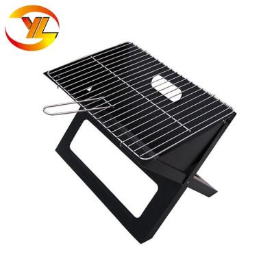 China Folding Easy-carry Portable Camping X Shape Notebook Charcoal Balcony 18 Girl Hanging Barbecue Grill for sale