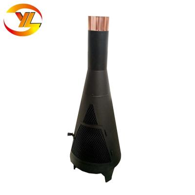 China Rocket Shaped Chimney Fire Pit Stocked Tripod Stand for sale