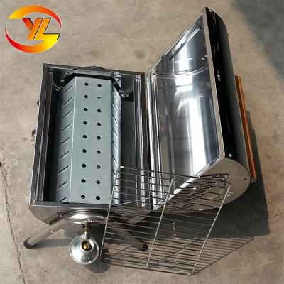 China Easy Carry Foldable Small Barrel Bbq Gas Grill for sale