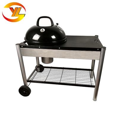 China Easily Assembled Foshan Factory Garden Popular 22.5 Inch Charcoal Barbecue Grills for sale